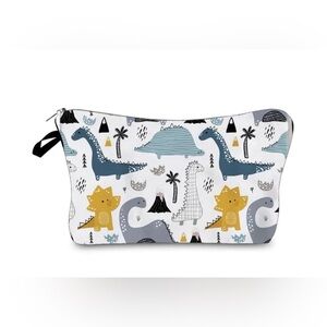 Dinosaur Print Kids Zipper Pouch - Multicolor